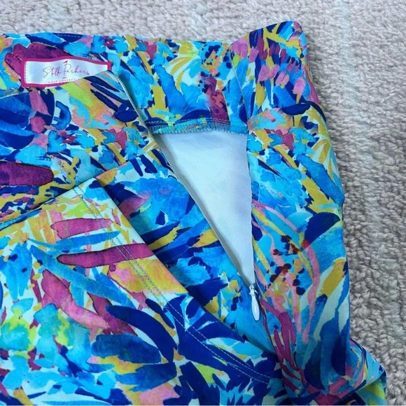 Stella Parker Golf Collection Bermuda Shorts Tropical Size Large Resortwear - Picture 7 of 12